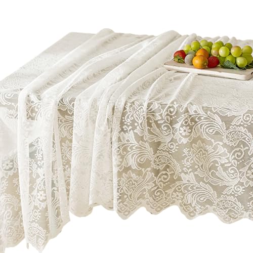 Weiche Spitzen Tischdecke Für Romantics Diners Und Wohndekorationen Weiches Polyester Tischtuch Für Den Empfang Freien Weiche Spitzen Tischdecke Für Romantics Diners Und Wohndekorationen Weiches Polyester Tischtuch Für Den Empfang Freien von CeaBulo
