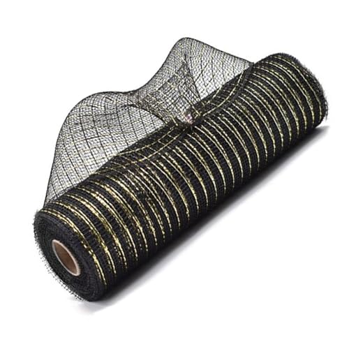 Wicking Net Ribbon 10inchx10yard Metallic Folie Poly Netzband Für Kranzfeiertagendekoration Und Verpackung Wicking Net Ribbon 10inchx10yard Metallic Folie Poly Netzband Für Kranzfeiertagendekoration Und Verpackung von CeaBulo
