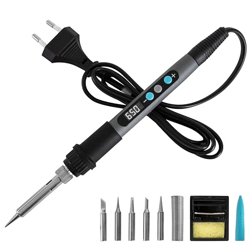 Cecotec Präzisions-Lötkolben mit 100 W Leistung PrecissionSoldier 650 Vision, integriertes digitales Display für die Temperaturregelung, erreicht 650 °C, komplettes Zubehör-Set Cecotec Präzisions-Lötkolben mit 100 W Leistung PrecissionSoldier 650 Vision, integriertes digitales Display für die Temperaturregelung, erreicht 650 °C, komplettes Zubehör-Set von Cecotec