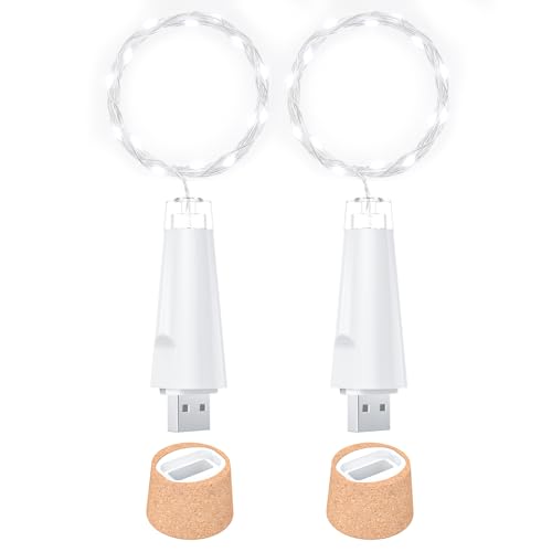 Ceepko USB Flaschenlichter Wiederaufladbar LED Korklichter 20 LEDs Kupferdraht für Weinflaschen Tischdeko Party Hochzeit DIY Ceepko USB Flaschenlichter Wiederaufladbar LED Korklichter 20 LEDs Kupferdraht für Weinflaschen Tischdeko Party Hochzeit DIY von Ceepko