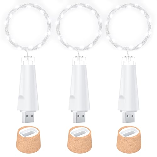 Ceepko USB Flaschenlichter Wiederaufladbar LED Korklichter 20 LEDs Kupferdraht für Weinflaschen Tischdeko Party Hochzeit DIY Ceepko USB Flaschenlichter Wiederaufladbar LED Korklichter 20 LEDs Kupferdraht für Weinflaschen Tischdeko Party Hochzeit DIY von Ceepko
