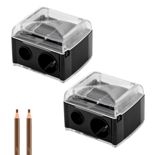 Ceeyoll 2Stück Makeup Sharpener Anspitzer,Spitzer Kajalstifte Universal Anspitzer für Augenbrauenstift,Kosmetikspitzer,Präzisionsklingen,Handlich für Unterwegs für Augenbrauenstifte Lippenkonturen. Ceeyoll 2Stück Makeup Sharpener Anspitzer,Spitzer Kajalstifte Universal Anspitzer für Augenbrauenstift,Kosmetikspitzer,Präzisionsklingen,Handlich für Unterwegs für Augenbrauenstifte Lippenkonturen. von Ceeyoll