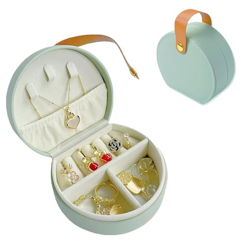 Ceeyoll Schmuckkästchen Reise,Schmuckkästchen Personalisiert,PU-Leder Schmuckschatulle,Schmuckschatulle Reise für Ringe Ohrringe Armbänder Mini Schmuckaufbewahrung für Freundin Frau Tochter. Ceeyoll Schmuckkästchen Reise,Schmuckkästchen Personalisiert,PU-Leder Schmuckschatulle,Schmuckschatulle Reise für Ringe Ohrringe Armbänder Mini Schmuckaufbewahrung für Freundin Frau Tochter. von Ceeyoll