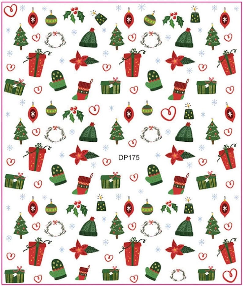 3D Weihnachten Nikolaus Rudolph Rotnase Rentier Schneeflocke Schneemann Sterne Lebkuchen Candy Schleife Winter/Nail Art Sticker Geschenkideen Für 3D Weihnachten Nikolaus Rudolph Rotnase Rentier Schneeflocke Schneemann Sterne Lebkuchen Candy Schleife Winter/Nail Art Sticker Geschenkideen Für von CelebrationCuration
