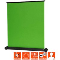 celexon mobile Leinwand Key Green Screen stufenlose Formatwahl, 150 x 180 cm Projektionsfläche von Celexon
