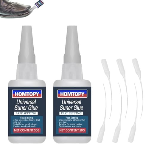 2 Flaschen Schuhkleber Extra Stark Wasserfest Kleber für Schuhsohlen Transparent Schuhkleber Kleber Schuhreparaturkleber für Reparatur Leder, Laufschuhen Stiefeln Sohle und Oberteil Usw von Celiodd