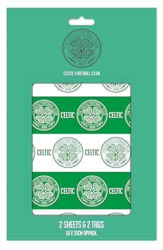 Celtic FC Geschenkpapier, 2 Bögen, 2 Etiketten, Geburtstagsgeschenkpapier Celtic FC Geschenkpapier, 2 Bögen, 2 Etiketten, Geburtstagsgeschenkpapier von Celtic F.C.