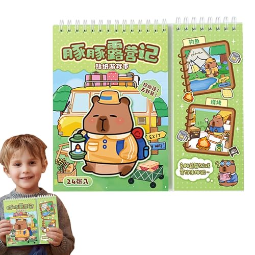 Ästhetische Scrapbooking Aufkleber, Capybara Aufkleber für Scrapbooking - Journaling Aufkleber Capybara Decals | Scrapbooking Aufkleber Cartoon Szene Aufkleber Ästhetische Scrapbooking Aufkleber, Capybara Aufkleber für Scrapbooking - Journaling Aufkleber Capybara Decals | Scrapbooking Aufkleber Cartoon Szene Aufkleber von Celuicion