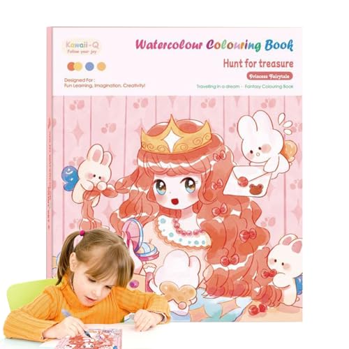 Celuicion Aquarellbuch für Anfänger, Aquarellbuch | pädagogisches Malset, multifunktionales Aquarellbuch-Set für Jungen und Mädchen Celuicion Aquarellbuch für Anfänger, Aquarellbuch | pädagogisches Malset, multifunktionales Aquarellbuch-Set für Jungen und Mädchen von Celuicion