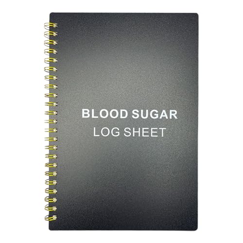 Celuicion Blutdruck-Tabelle | 60-Seiten A5 Tragbares Blutzucker-Notizbuch - Gesundheitsheft Für Ernährungstagebuch & Blutzuckerkontrolle Für Familie Freunde Oma von Celuicion