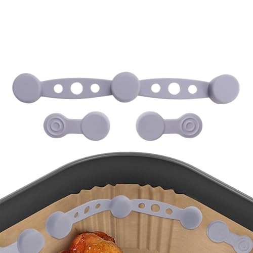 Celuicion Luftfritteusen-Magnetverschluss, Luftfritteusen-Magnete, Zubehör für Luftfrittees aus Silikon, Futterhalter zum Halten von Pergamentpapier, verhindert das Abdecken von Papier Celuicion Luftfritteusen-Magnetverschluss, Luftfritteusen-Magnete, Zubehör für Luftfrittees aus Silikon, Futterhalter zum Halten von Pergamentpapier, verhindert das Abdecken von Papier von Celuicion