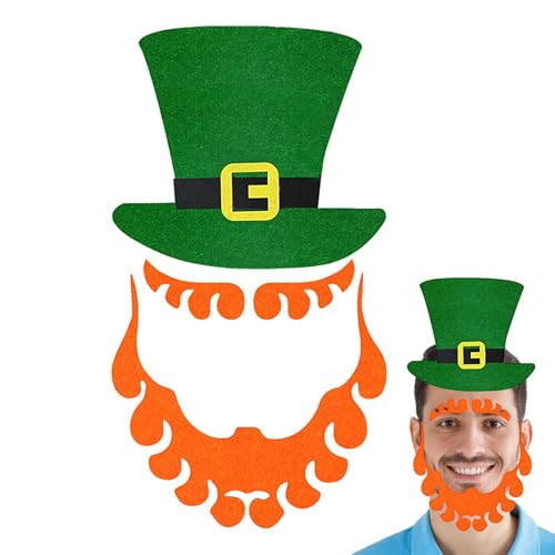 Celuicion St. Patricks Day Cutout-Hut, St. Patricks Day Cut-| Irische Festliche Ornamente Party-Requisiten | Foto-ation aus Papier für Kunstschulen, irische Partys, Zuhause und Familientreffen von Celuicion