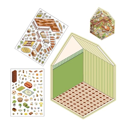 Celuicion Szene mit 3D-Aufklebern, Landschaftsaufkleber, niedliche Cartoon-Szene | Scrapbooking Crafts for Relief Stress, Planners Decor, Ostern Korb Sobers Celuicion Szene mit 3D-Aufklebern, Landschaftsaufkleber, niedliche Cartoon-Szene | Scrapbooking Crafts for Relief Stress, Planners Decor, Ostern Korb Sobers von Celuicion