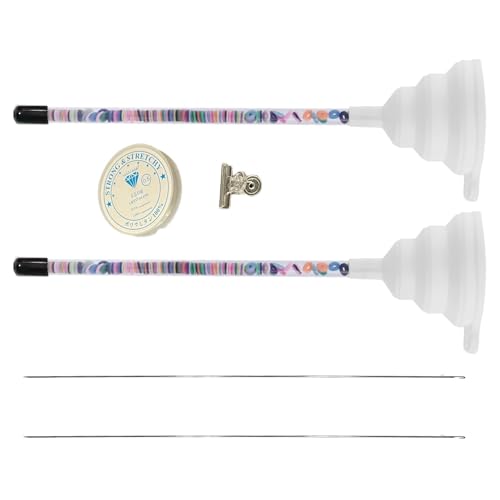 Celuicion Trichter für Tonperlen, Trichter mit Perlen | Werkzeugset für Schmuck | Professionelle Trichterwerkzeuge für Tonarmbänder Schmuck Armbänder Halskette Halskette Celuicion Trichter für Tonperlen, Trichter mit Perlen | Werkzeugset für Schmuck | Professionelle Trichterwerkzeuge für Tonarmbänder Schmuck Armbänder Halskette Halskette von Celuicion