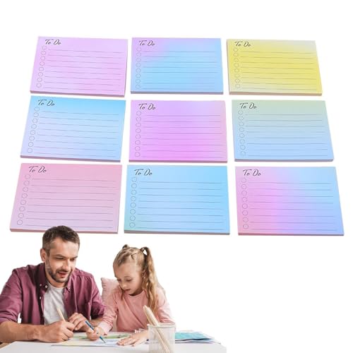 Haftnotizen für To-Do-Liste, Haftnotizen für To-Do-Liste | 450 Blatt Haftnotizen für Memo, Planer | Haftnotizen aus Papier mit Doppelkleber, geruchsneutral von Celuicion