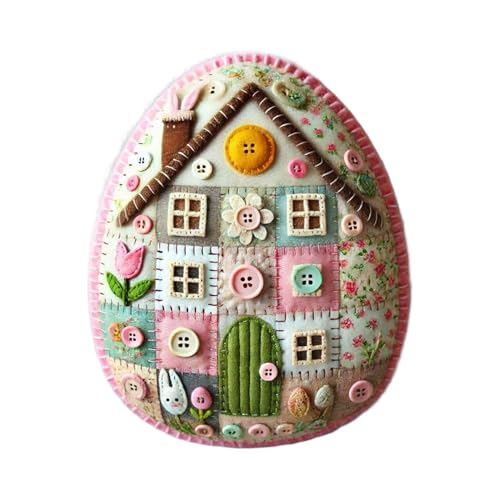Patchwork Filz-Eggs, handgefertigt, bestickt, mit Material, Paket und Anleitung, Home Easter Party Decoration Supplies Patchwork Filz-Eggs, handgefertigt, bestickt, mit Material, Paket und Anleitung, Home Easter Party Decoration Supplies von Celuicion