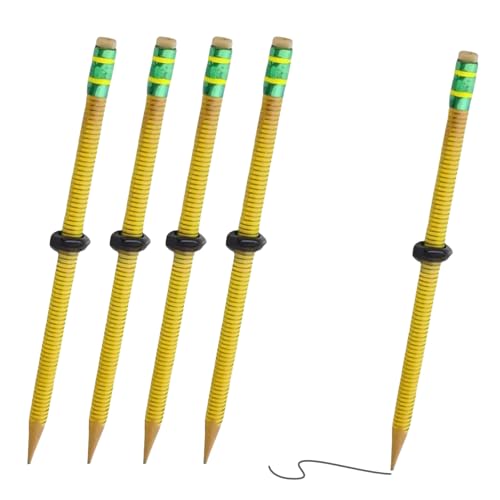 ADHD Fidget Pencil, Threaded Pencil for Adhd, Focus Pencil Silent Sensory Tool for Autism Calming, Rotating Pen Perfect for School Office Home (4pcs) von Cemssitu