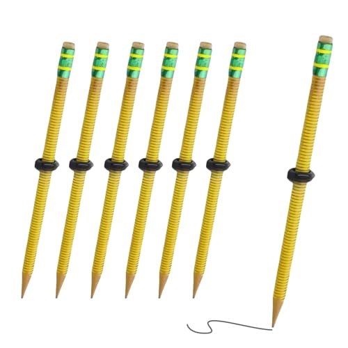 ADHD Fidget Pencil, Threaded Pencil for Adhd, Focus Pencil Silent Sensory Tool for Autism Calming, Rotating Pen Perfect for School Office Home (6pcs) von Cemssitu