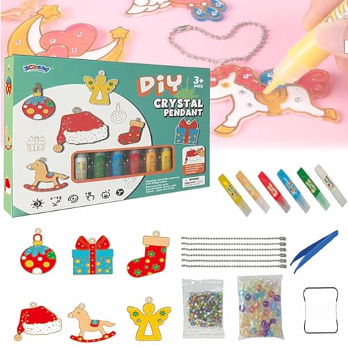 DIY Crystal Paint Arts and Crafts Set, Diamond Painting Kits, DIY Crystal Pendant Kit, DIY Christmas Ornaments Kits von Cemssitu