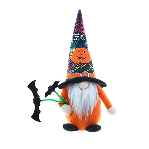 Cenifin Halloween Handgefertigtes Fledermaus Tomte Nisse Schwedisch Home Bauernhaus Küchenregal Stufe Tablett Dekorationen Fledermaus von Cenifin