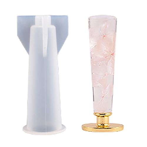 Kristallgriff Silikonform Für Harzgusswachs Stempelstempel Wachs Stempel Silikonform Making Versorgung Epoxidharzgussgussformblüten Blumen von Cenifin