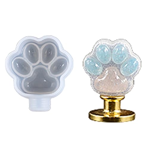 Kristallgriff Silikonform Für Harzgusswachs Stempelstempel Wachs Stempel Silikonform Making Versorgung Epoxidharzgussgussformblüten Blumen von Cenifin