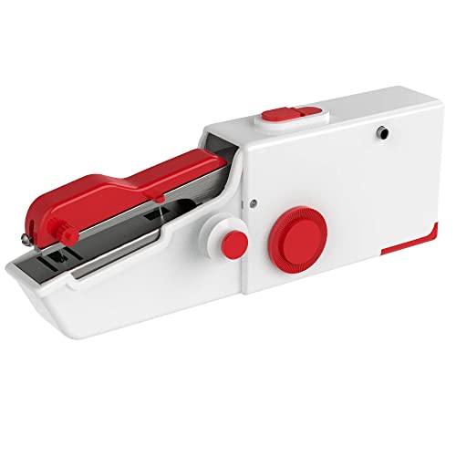 Cenocco CC9073-RD Tragbare Mini-Nähmaschine für Anfänger Handnähmaschine Mini Nähmaschine Tragbare Nähmaschine Rot von Cenocco