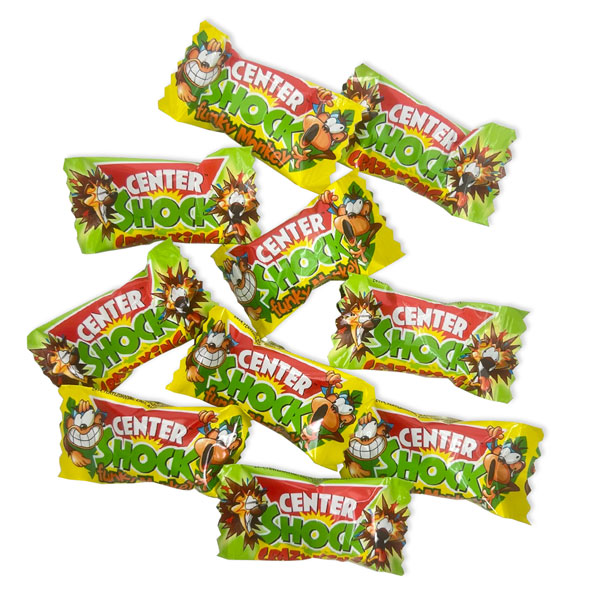 Center Shock 10er Pack, Jungle Mix, extra saurer Kaugummi mit flüssiger Füllung Center Shock 10er Pack, Jungle Mix, extra saurer Kaugummi mit flüssiger Füllung von Center Shock