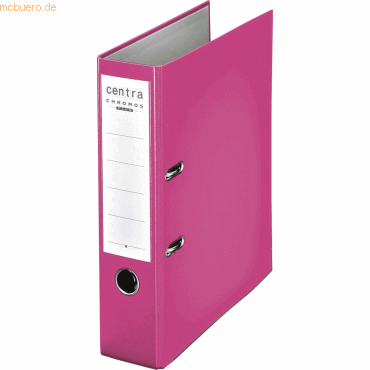 20 x Centra Ordner Chromos A4 80mm PP-kaschiert fuchsia von Centra