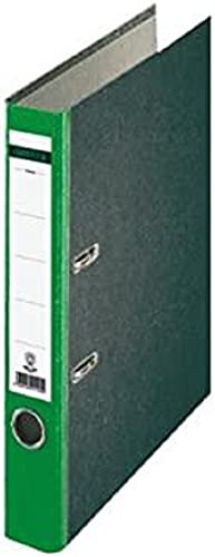 Centra 221124 Standard-Ordner (grauappe RC, mit Wolkenmarmor-Papier-Kaschierung, A4, 5,2 cm Rückenbreite) grün von Centra