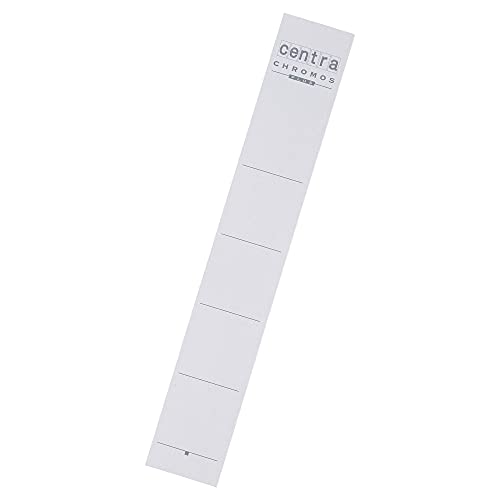 Centra Ersatz-Rückenschilder für 50 mm Ordner mit Rückenschild-Taschen, 10 Stück aus Karton, Kurz und schmal, 30 x 190 mm, weiß, 290216 Centra Ersatz-Rückenschilder für 50 mm Ordner mit Rückenschild-Taschen, 10 Stück aus Karton, Kurz und schmal, 30 x 190 mm, weiß, 290216 von Centra
