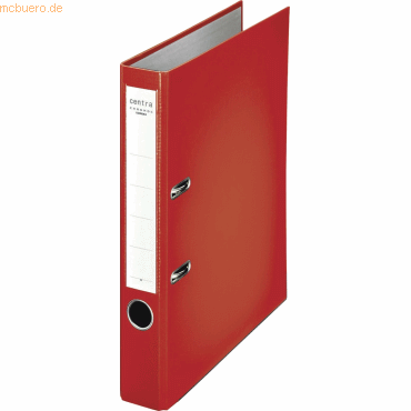 25 x Centra Ordner Chromos A4 50mm PP-kaschiert rot 25 x Centra Ordner Chromos A4 50mm PP-kaschiert rot von Centra
