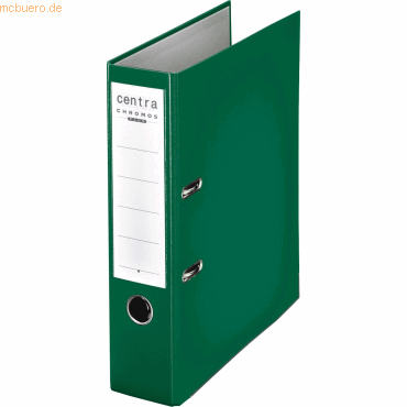 20 x Centra Ordner Chromos A4 80mm PP-kaschiert grün 20 x Centra Ordner Chromos A4 80mm PP-kaschiert grün von Centra