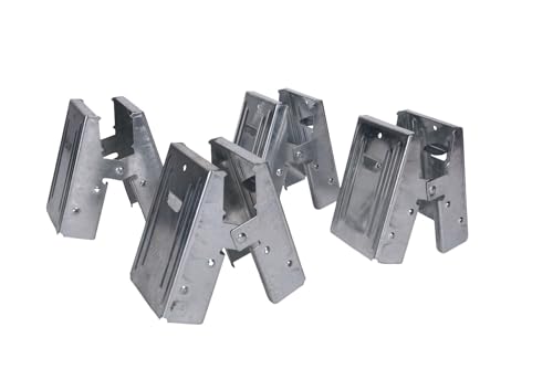 Century Drill & Tool 72994 2x4 Sägebockhalterungen, 4 Stück, verzinkt, kompakte Aufbewahrung Century Drill & Tool 72994 2x4 Sägebockhalterungen, 4 Stück, verzinkt, kompakte Aufbewahrung von Century Drill & Tool