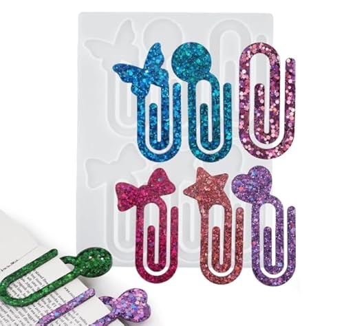 Jumbo-Büroklammern, Kunstharz, Lesezeichen-Formen, Epoxidharz, Lesezeichen-Formen, DIY-Büroklammern, geeignet für Schule, Klassenzimmer, Zuhause, Geschenke, Lehrerbedarf Jumbo-Büroklammern, Kunstharz, Lesezeichen-Formen, Epoxidharz, Lesezeichen-Formen, DIY-Büroklammern, geeignet für Schule, Klassenzimmer, Zuhause, Geschenke, Lehrerbedarf von Ceoyiler