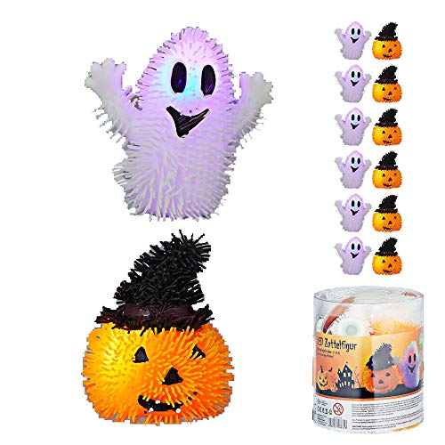 12er Set Halloween LED Zottelfigur Kürbis und Gespenst bunt ca. 8 cm Batteriebetrieben Halloween Party Deko Geschenk 12er Set Halloween LED Zottelfigur Kürbis und Gespenst bunt ca. 8 cm Batteriebetrieben Halloween Party Deko Geschenk von Cepewa