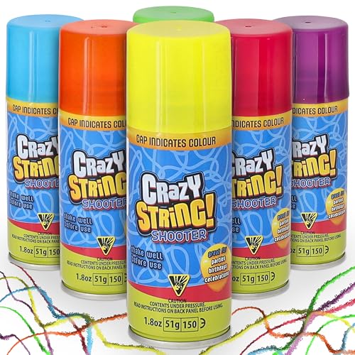 Cepewa Luftschlangenspray 6er Set | 100ml 51g rot blau pink gelb grün lila | Party Schaum Partydekoration bunt Cepewa Luftschlangenspray 6er Set | 100ml 51g rot blau pink gelb grün lila | Party Schaum Partydekoration bunt von Cepewa