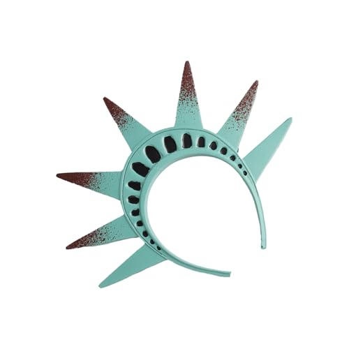 Ceprznvey 4th of July Kostüm, Statue of Set, Patriotic Cosplay Outfit, Lightweight Pu Foam Accessories, Comfortable Size Fit, Parade Event School Use, 11,81 x 14,57 x 2,36 cm von Ceprznvey