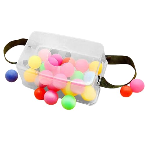 Ceprznvey Ball Shaking Game, Kids Movement Game, Interactive Toy, Funny Conversation Starter, Fabric Belt with 3-Hole Box, 30 Color Balls for Family Parties Gathering, 9.06 x 5.91 x 3.94 inches von Ceprznvey