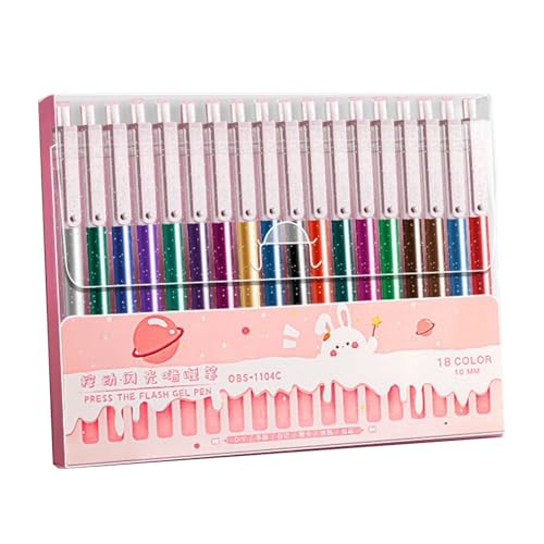 Ceprznvey Gel-Glitzer-Stift-Set | Glitzerstifte für flüssiges Schreiben, Anti-Verblassen und Anti-Beschlag-Kunstbedarf, einziehbar für Jugendliche, Studenten, Frauen, , Erwachsene, Ceprznvey Gel-Glitzer-Stift-Set | Glitzerstifte für flüssiges Schreiben, Anti-Verblassen und Anti-Beschlag-Kunstbedarf, einziehbar für Jugendliche, Studenten, Frauen, , Erwachsene, von Ceprznvey