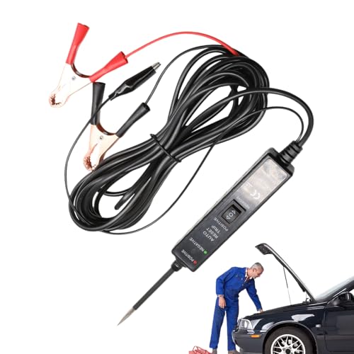 Ceprznvey Schaltkreistester, elektrisches Testwerkzeug, 6 – 24 V – Digitales Gerät zum Erkennen der Diagnose zum Messen von elektrischen Drähten, Sicherungen, Kabeln, Steckdosen, Autolicht Ceprznvey Schaltkreistester, elektrisches Testwerkzeug, 6 – 24 V – Digitales Gerät zum Erkennen der Diagnose zum Messen von elektrischen Drähten, Sicherungen, Kabeln, Steckdosen, Autolicht von Ceprznvey