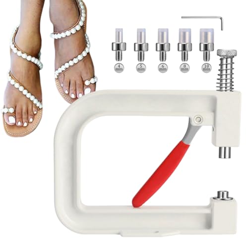 Ceprznvey Zum Anlegen von Perlen | Manuelle Perlenpresse, Zubehör zur Herstellung von handgefertigtem Schmuck für Dekorationen Hüte Kleidung Ceprznvey Zum Anlegen von Perlen | Manuelle Perlenpresse, Zubehör zur Herstellung von handgefertigtem Schmuck für Dekorationen Hüte Kleidung von Ceprznvey