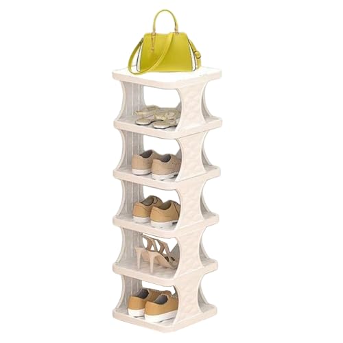 Ceprznvey mit 6 Ebenen, faltbarer Eingangsorganizer, für kleinen Schrank, Aufbewahrung für Eingangstür, ideal für Erwachsene für Schlafzimmer von Ceprznvey