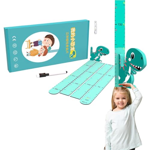 Kids Height Chart, Growth Ruler, Magnetic Wall, Removable Design, Easy-To-Read, Playroom, Nursery, Educational Height, Room, Growth Tracker, 70.86 von Ceprznvey
