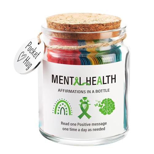 Positive Affirmations, Inspirational Message Jar, Daily Motivation Notes, Emotional Wellness Support, Uplifting Gift for All Ages, 3.31x2.17x2.72 Inches, Multicolor, 1 Jar Positive Affirmations, Inspirational Message Jar, Daily Motivation Notes, Emotional Wellness Support, Uplifting Gift for All Ages, 3.31x2.17x2.72 Inches, Multicolor, 1 Jar von Ceprznvey