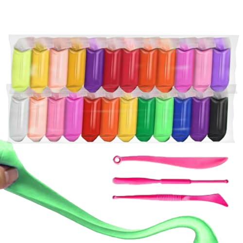 air dry clay kit, multi-color modeling clay, safe & playdough, soft & easy-to-shape, hands-on learning & creativity, home & school use, 12/24 colors, 7g per pack air dry clay kit, multi-color modeling clay, safe & playdough, soft & easy-to-shape, hands-on learning & creativity, home & school use, 12/24 colors, 7g per pack von Ceprznvey