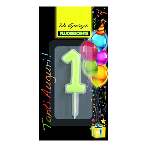 Cereria di Giorgio 5426 61 Kerze-Geburtstag Zahl 1 Neon mit Ständer Cereria di Giorgio 5426 61 Kerze-Geburtstag Zahl 1 Neon mit Ständer von Cereria di Giorgio