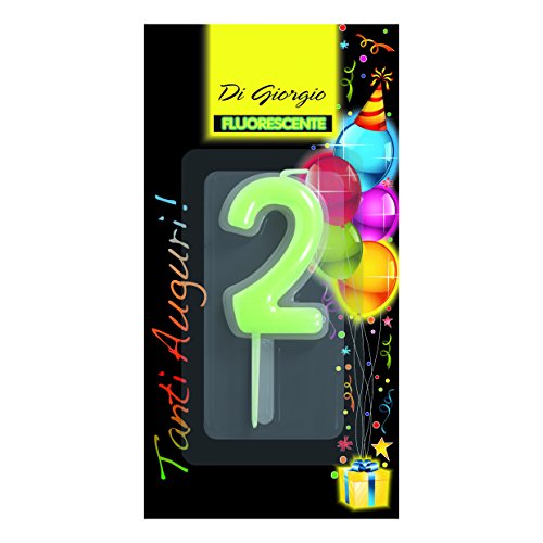 Cereria di Giorgio 5426 62 Kerze-Geburtstag Zahl 2 Neon mit Ständer Cereria di Giorgio 5426 62 Kerze-Geburtstag Zahl 2 Neon mit Ständer von Cereria di Giorgio