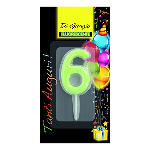 Cereria di Giorgio 5426 66 Kerze-Geburtstag Zahl 6 Neon mit Ständer Cereria di Giorgio 5426 66 Kerze-Geburtstag Zahl 6 Neon mit Ständer von Cereria di Giorgio