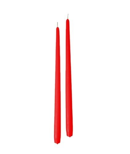 Cereria di Giorgio Risthò Konische Kerzen für Kerzenhalter, Paraffinwachs, Rot, 2,2 cm, 6 Stück Cereria di Giorgio Risthò Konische Kerzen für Kerzenhalter, Paraffinwachs, Rot, 2,2 cm, 6 Stück von Cereria di Giorgio